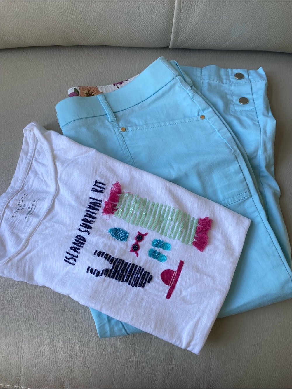 CHICO’a Capri pants - light blue